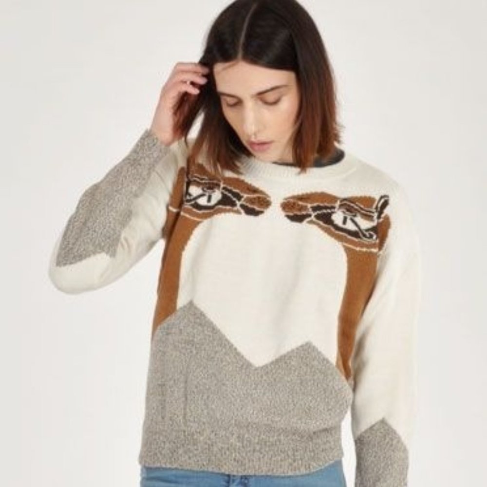 Mara Hoffman Camel Sweater (rare) Size L